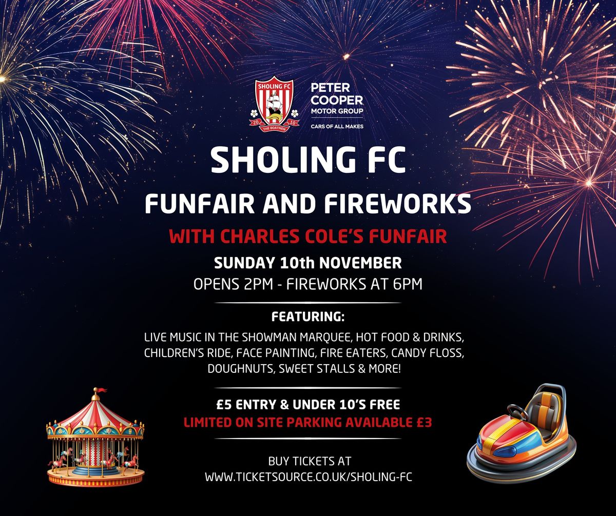 Sholing FC Funfair & Fireworks Night!