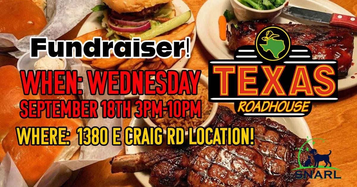 Texas Roadhouse + SNARL Fundraiser!