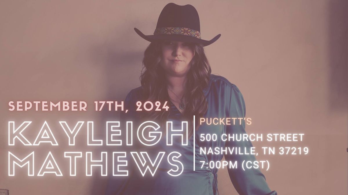 Kayleigh Mathews Live @ Puckett's Nashville