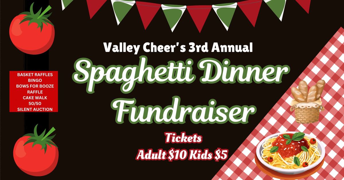 3rd Annual Valley Cheer Spaghetti Dinner Event