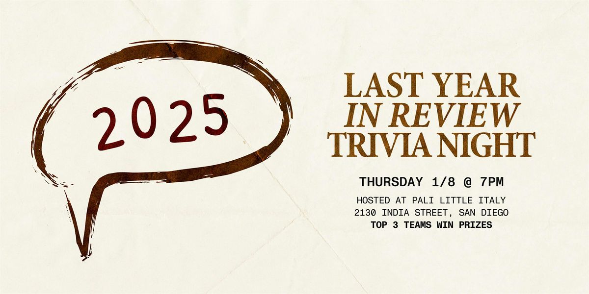2025: A Year in Review Twisted Trivia