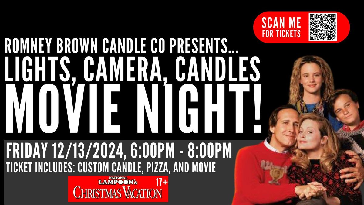 Lights, Camera, Candles - Candle-Making Movie Night!  (17+ only)