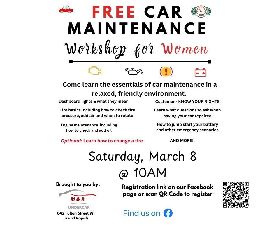 Car Maintenance Workshop for Women 