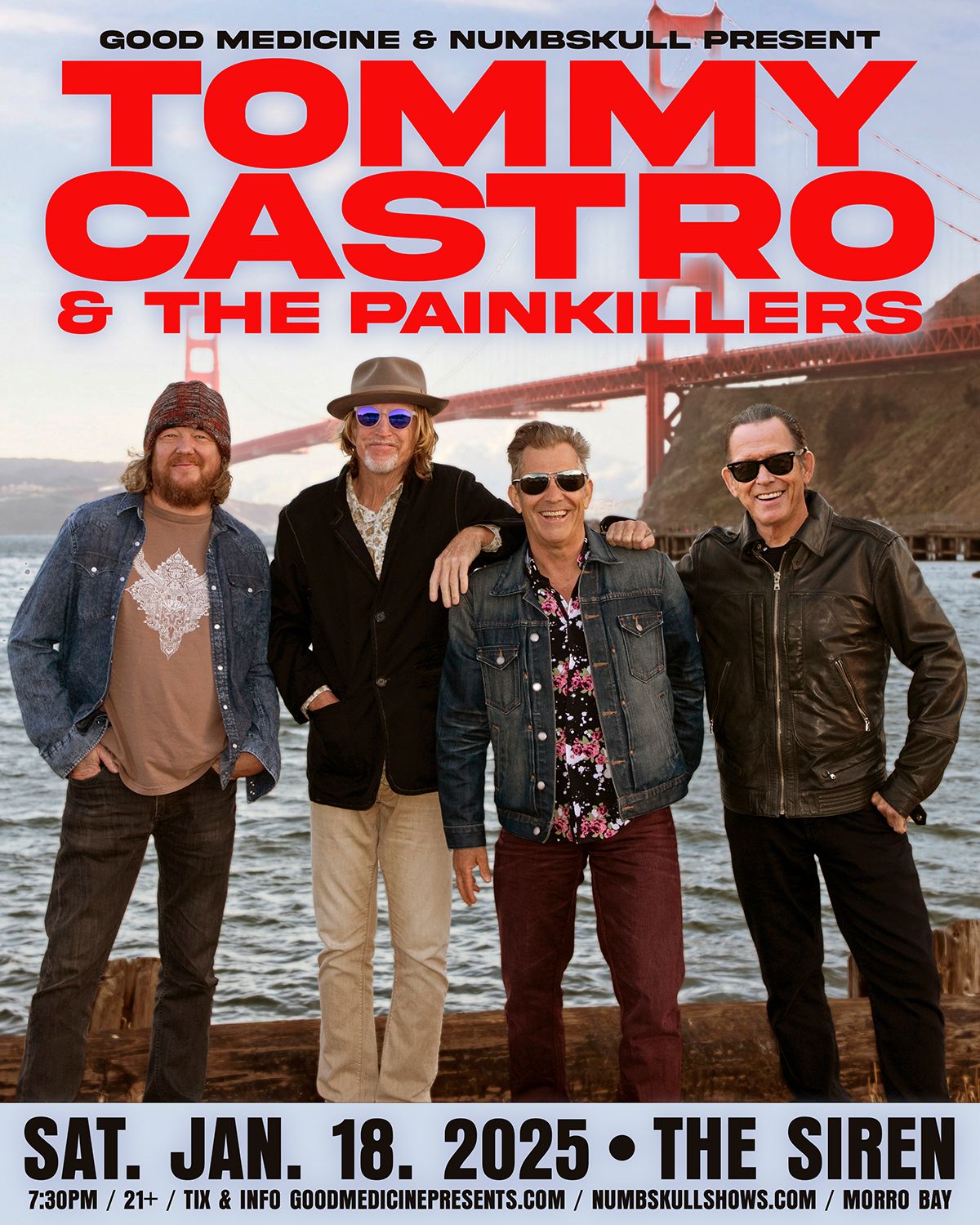 Tommy Castro & The Painkillers at The Siren