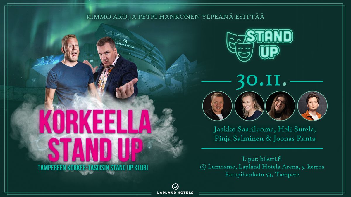 Korkeella Stand Up: Pikkujouluspecial (Klo 20:00)