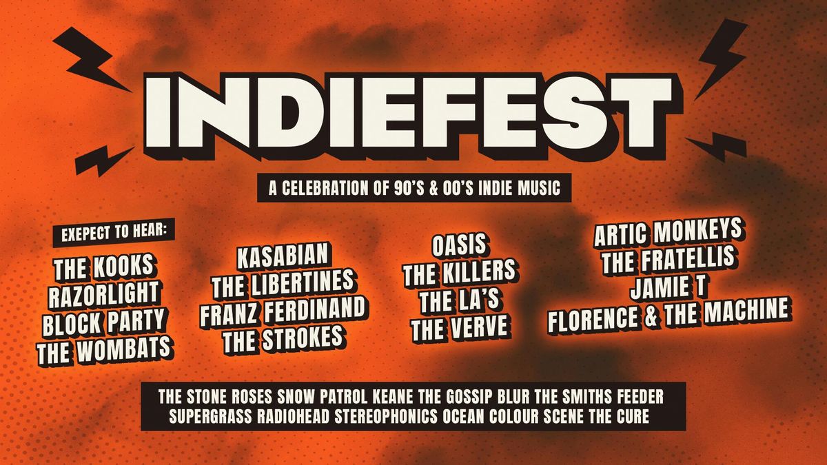 Outdoor Summer 90's &amp; 00's Indie Fest - Derby!