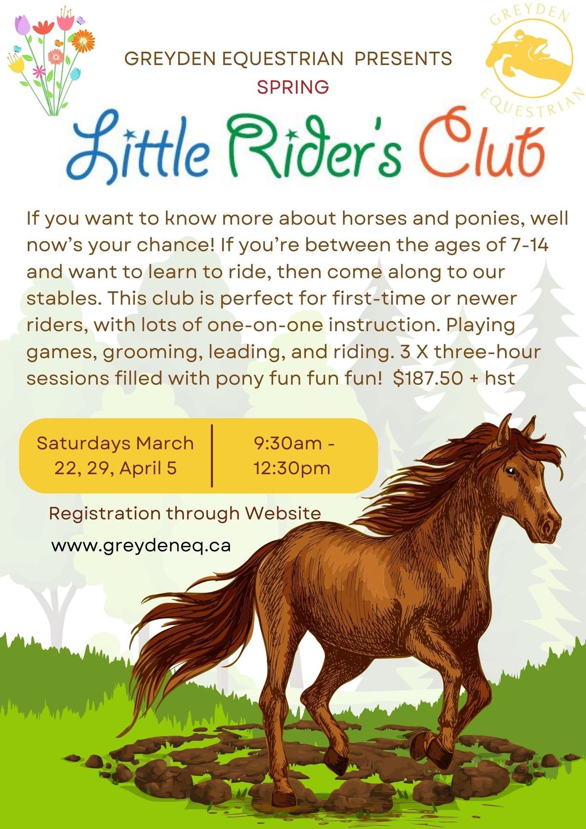 FULLSpring Little Riders Camp