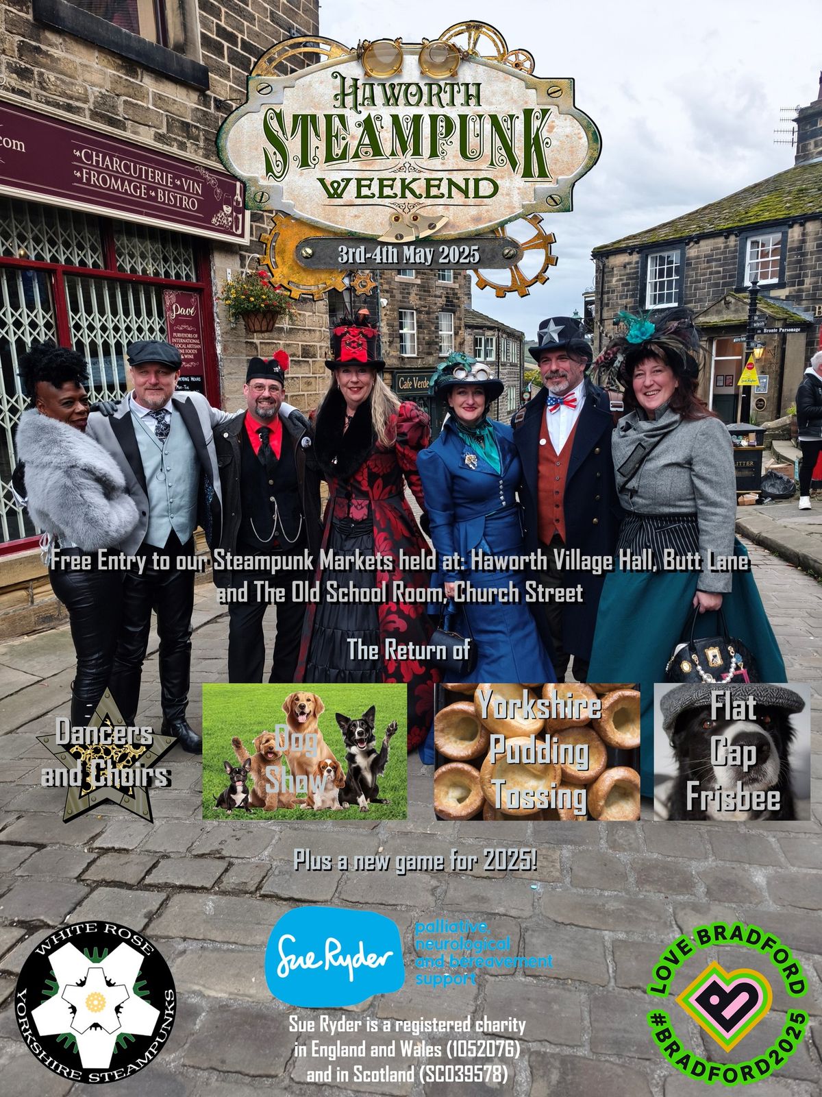 Haworth Steampunk Weekend 3rd-4th May 2025