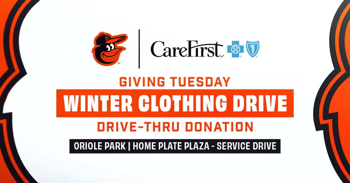 Orioles Winter Clothing Drive