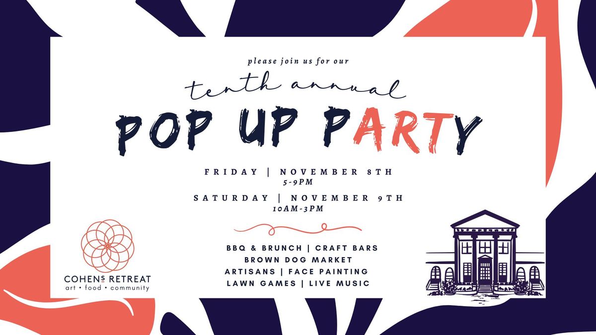 TENTH ANNUAL pop up pARTy