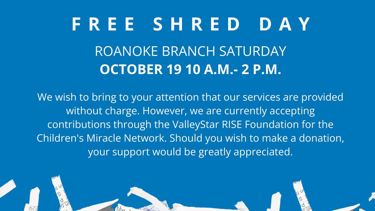 Free Shred Day