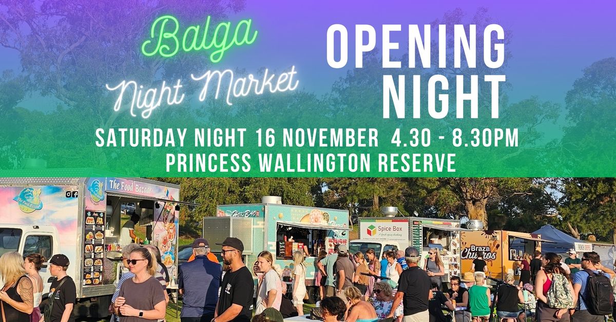 Balga Night Market - OPENING NIGHT SAT 16 NOV