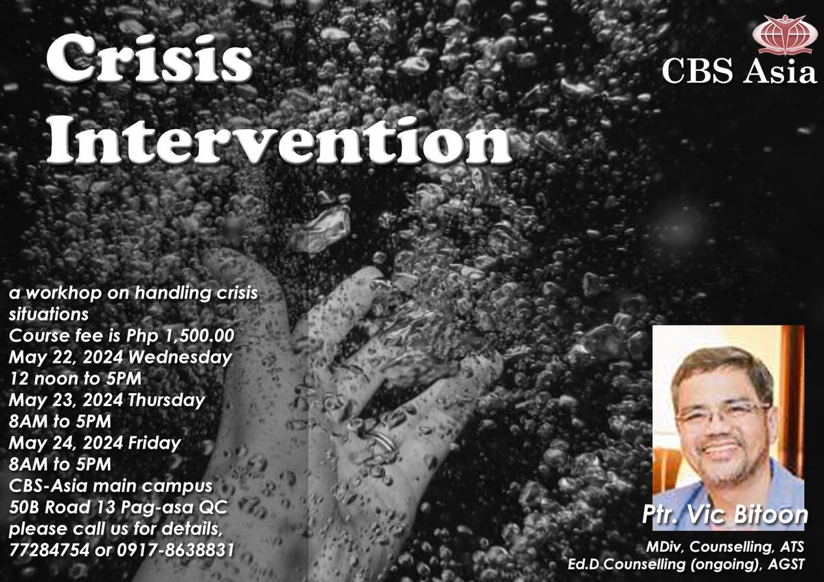 Crisis Intervention Seminar\/Workshop