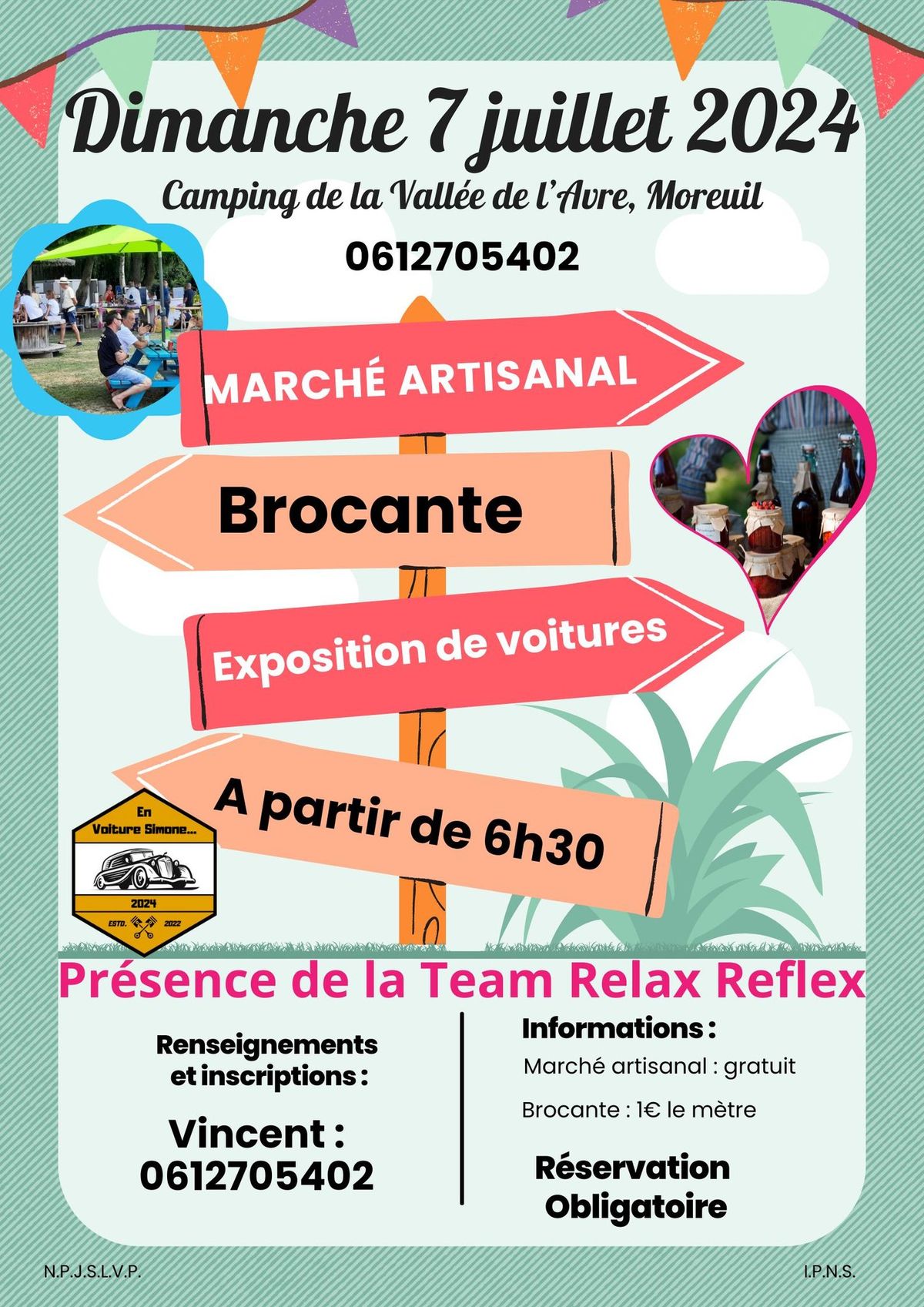 Expo annuel du camping, avec march\u00e9 locale, artisanat et brocante