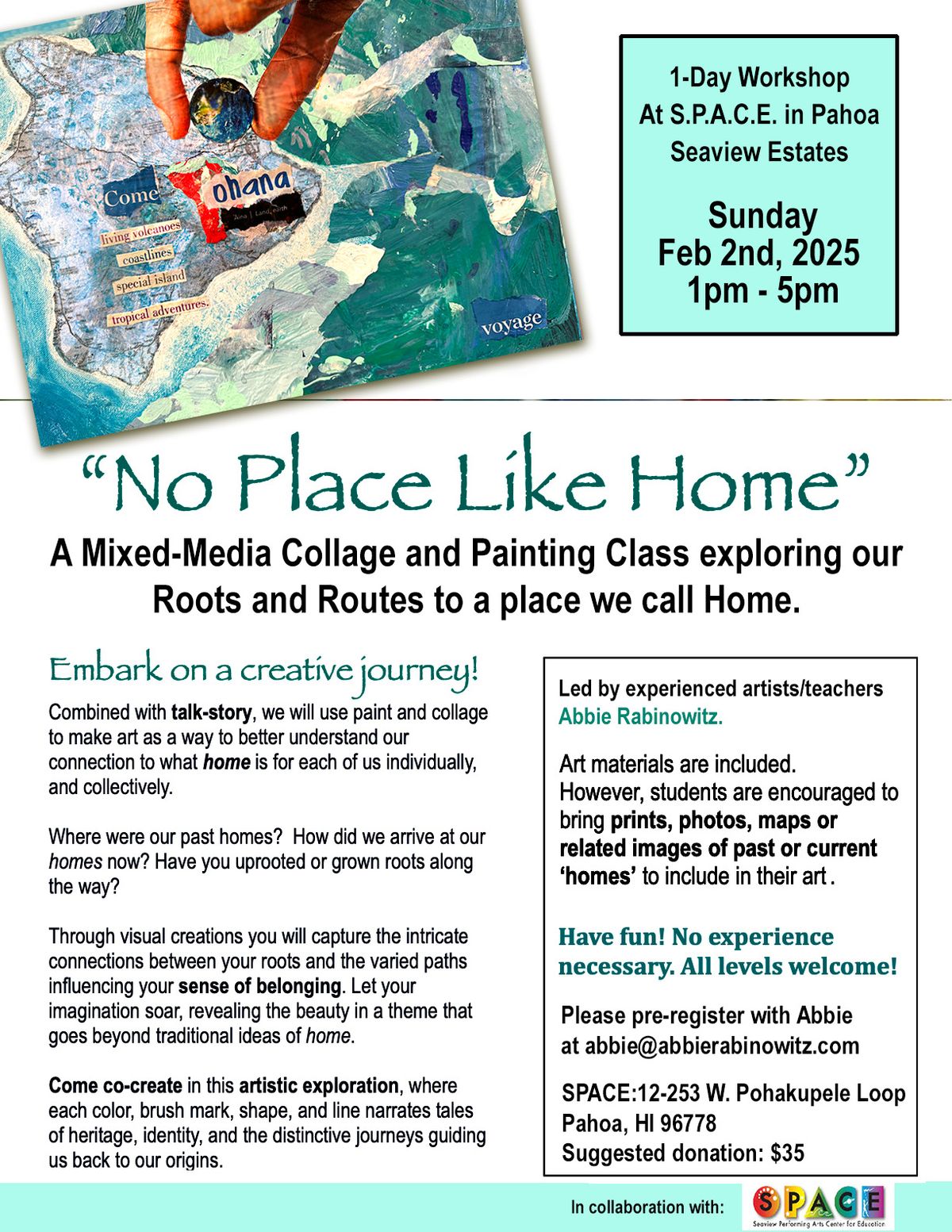 No Place Like Home - Art Workshop