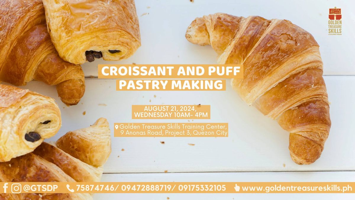 Croissant and Puff Pastry Baking Class