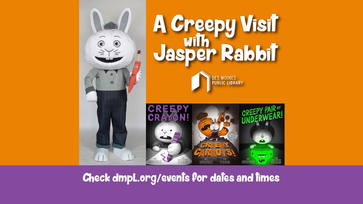 A Creepy Visit with Jasper Rabbit at the East Side Library