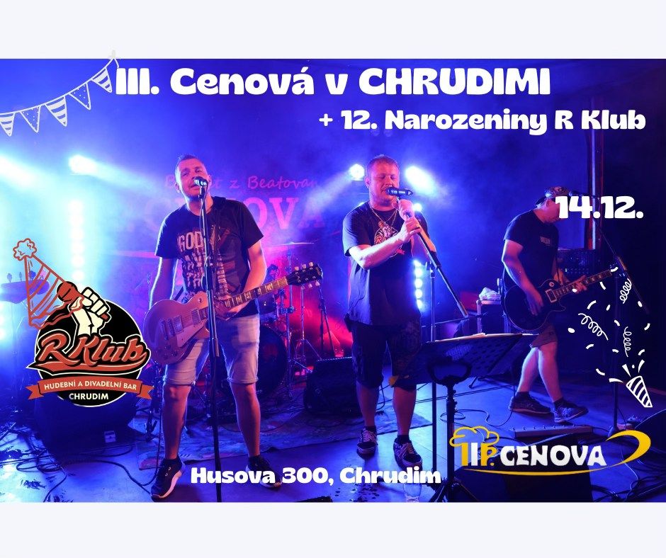 III. Cenov\u00e1 + 12. Narozeniny R-Klubu 