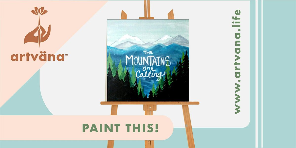 Artvana Paint, Sip, WIN A TRIP at Campfire Coffee Tacoma