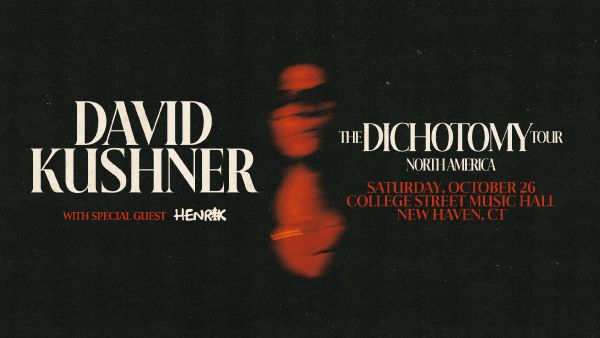 David Kushner: The Dichotomy Tour at College Street Music Hall (New Haven)