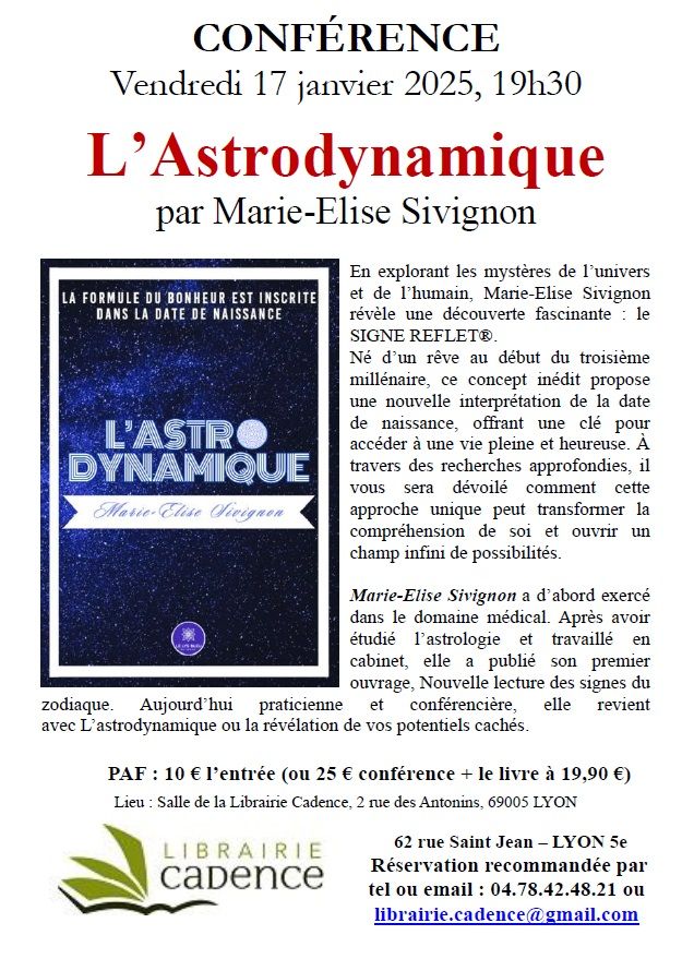 Conf\u00e9rence : L\u00b4Astrodynamique, par Marie-Elise Sivignon 