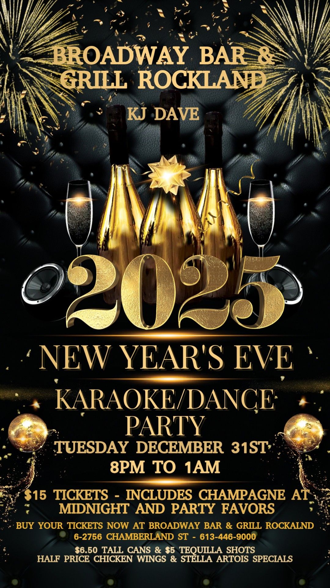 New Year's Eve Karaoke Dance Party - Soir\u00e9e danse karaok\u00e9 du r\u00e9veillon du Nouvel An