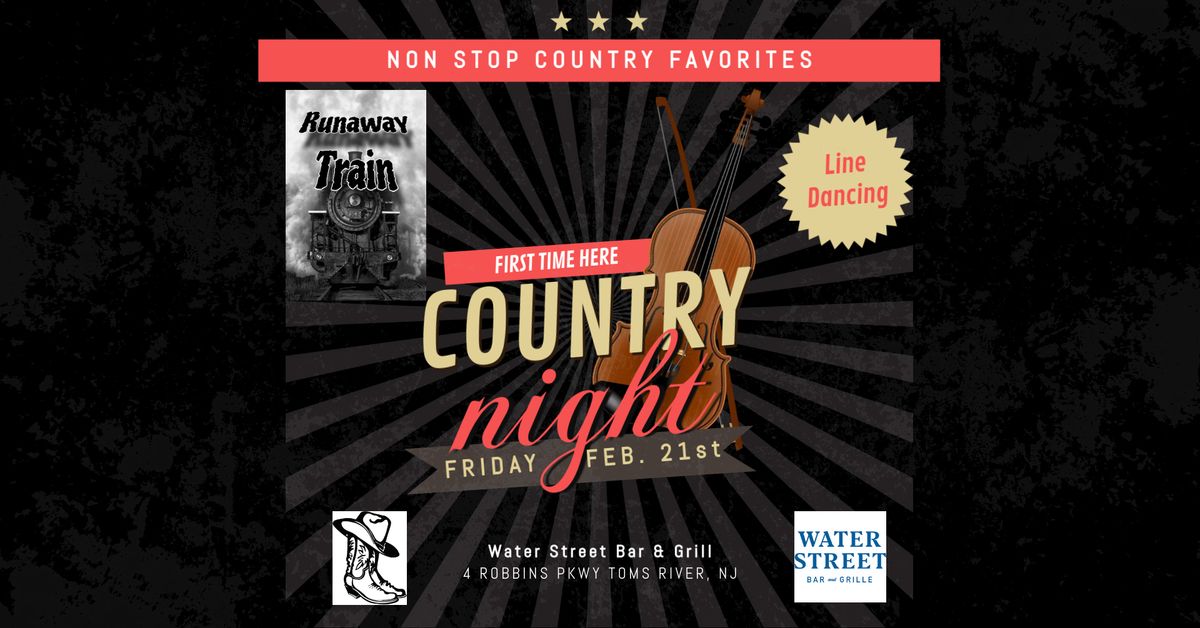 Water Street Country Friday with Runaway Train