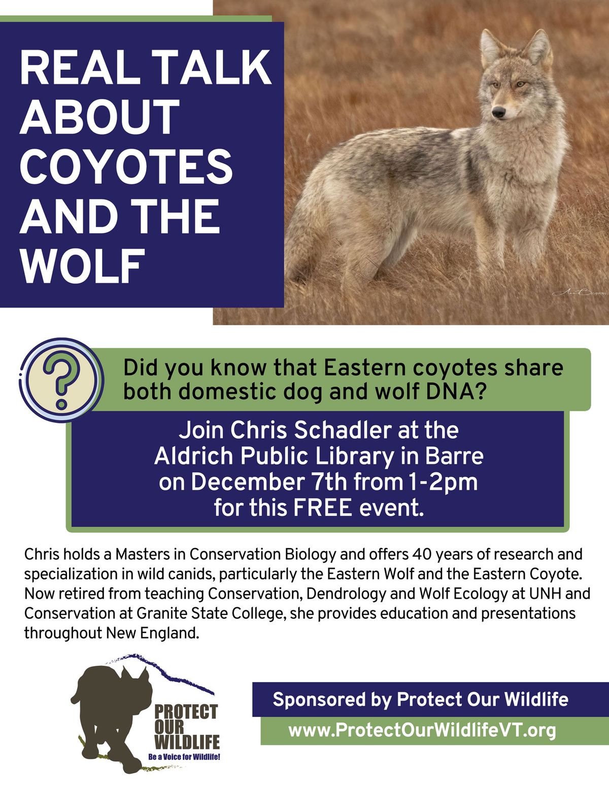 Real Talk about Coyotes and the Wolf