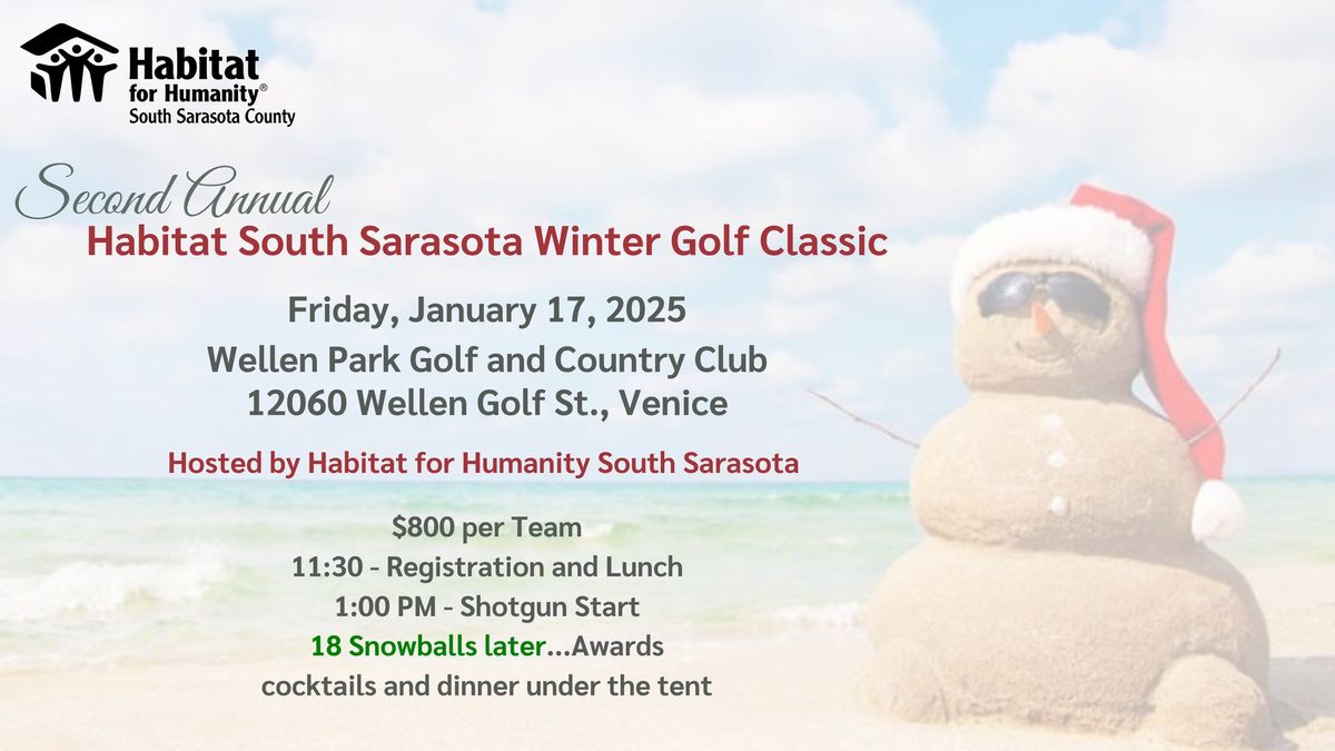 Habitat South Sarasota Winter Golf Classic