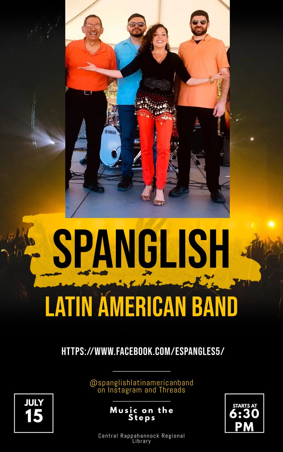 Music on the Steps w\/ Spanglish Latin American Band