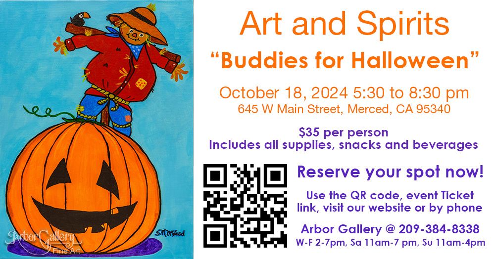 Art & Spirits - Buddies for Halloween!