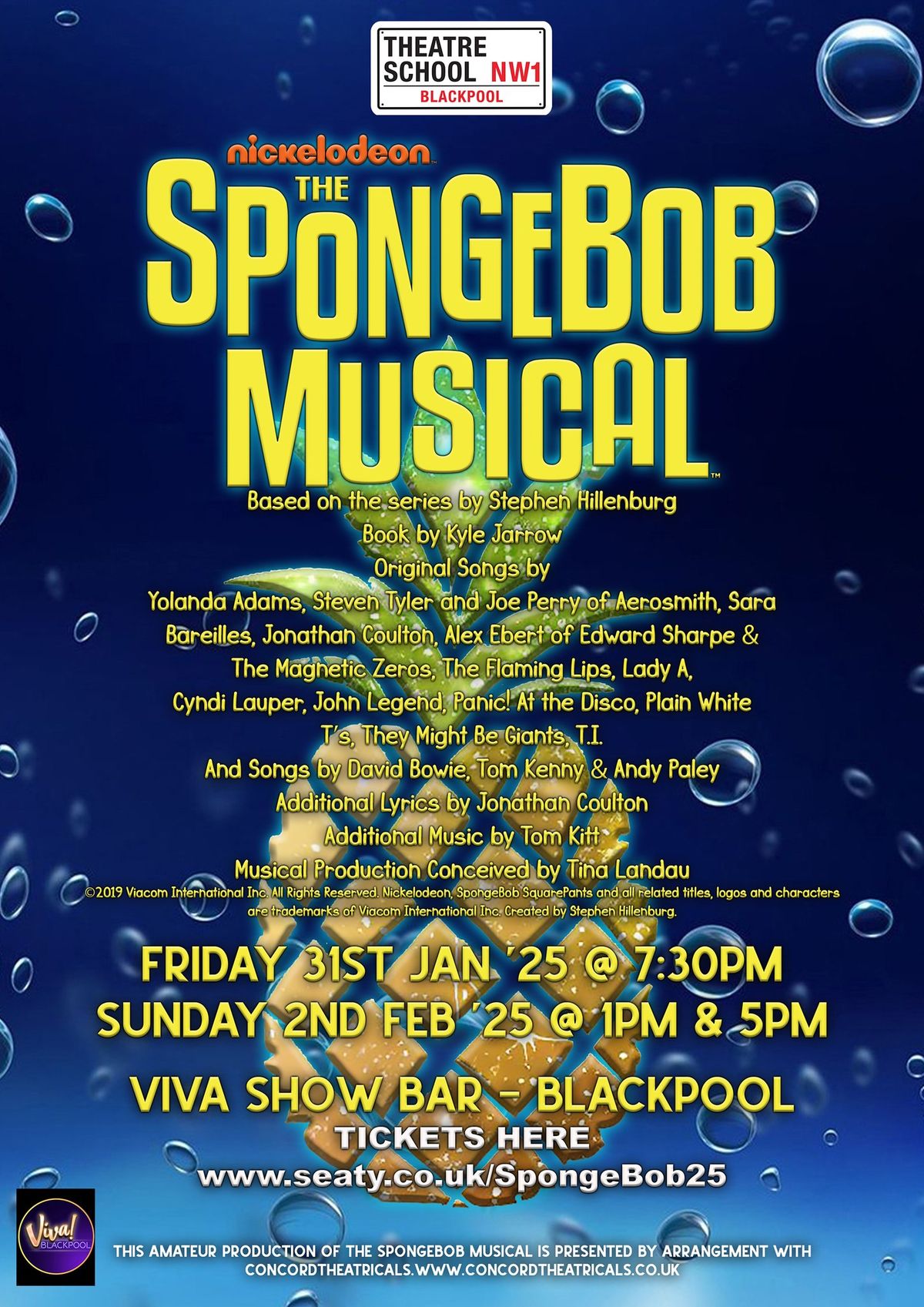 NW1 Blackpool: The SpongeBob Musical 