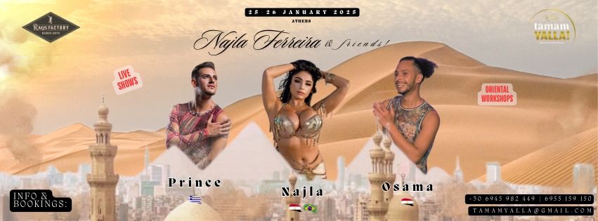 'NAJLA FERREIRA & Friends'  Oriental Dance Event, in Athens!