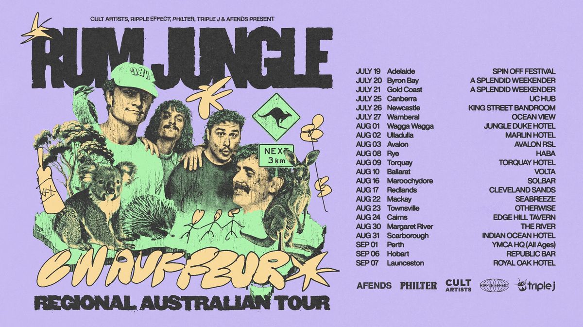 Rum Jungle | Chauffeur Australian Tour | Perth (ALL AGES)