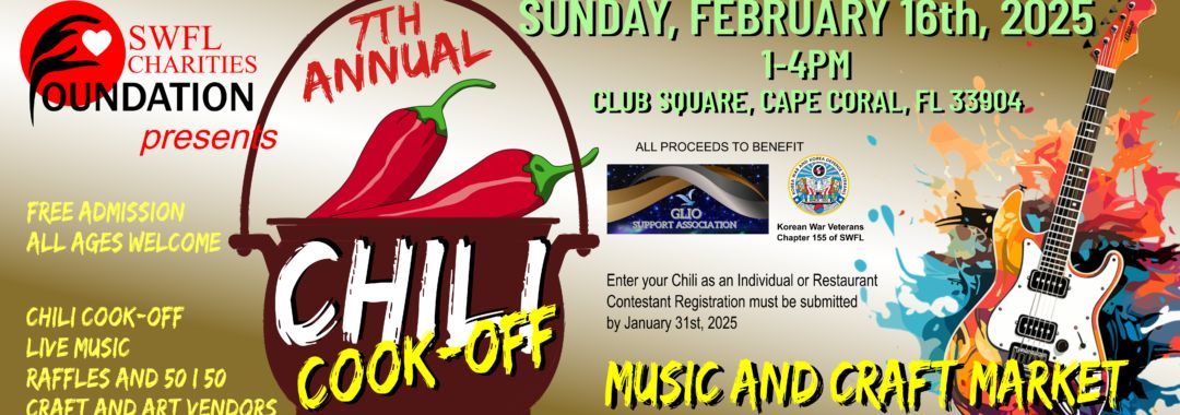 7th Annual Chili Cook-Off, Music & Craft Market