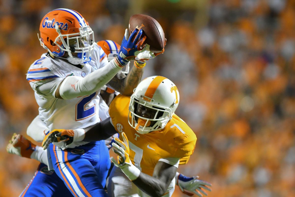 Florida Gators at Tennessee Vols Football