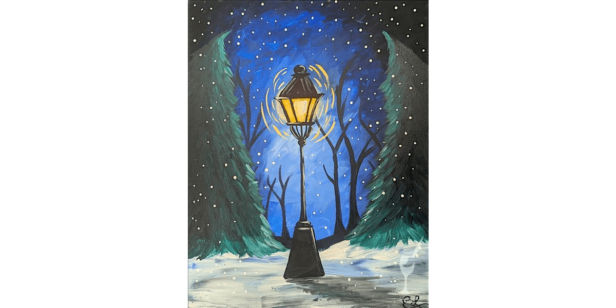 Winter Night Landscape - Paint and Sip in Houston | Classpop!\u2122