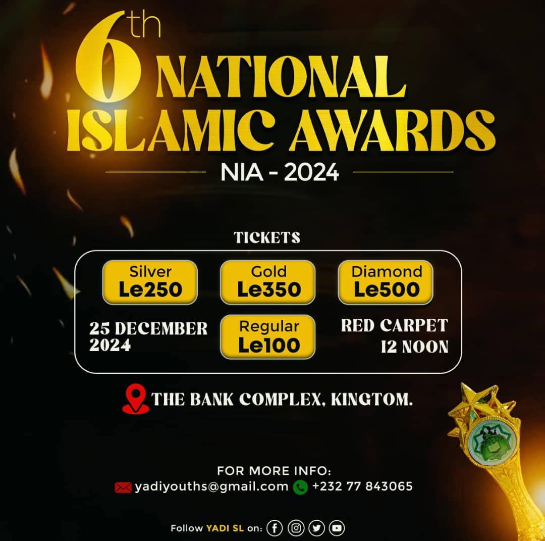 6th NATIONAL ISLAMIC AWARDS N -2024