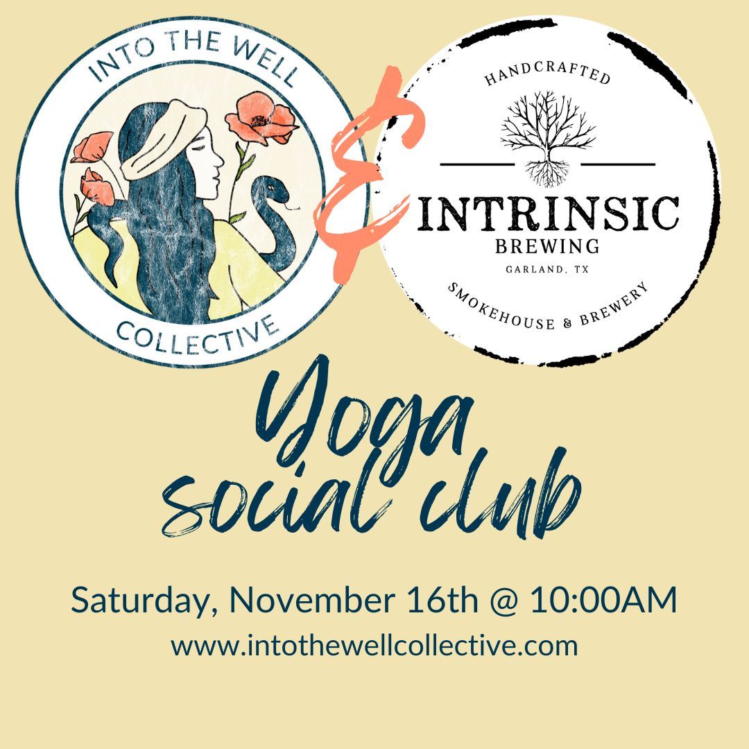 Yoga Social Club\/\/Yoga on the Patio with Intrinsic Smokehouse & Brewery