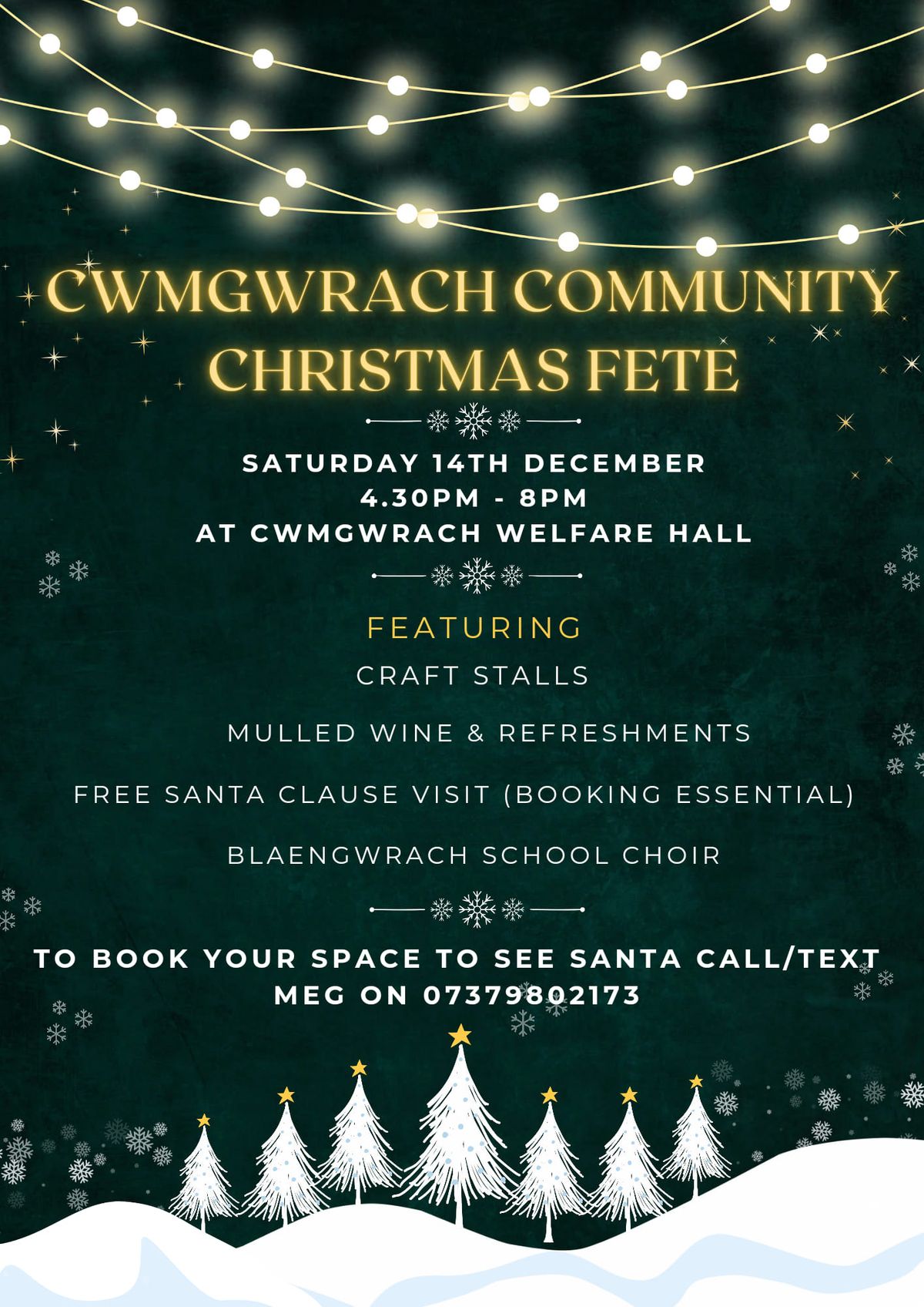 Cwmgwrach Community Christmas Fete