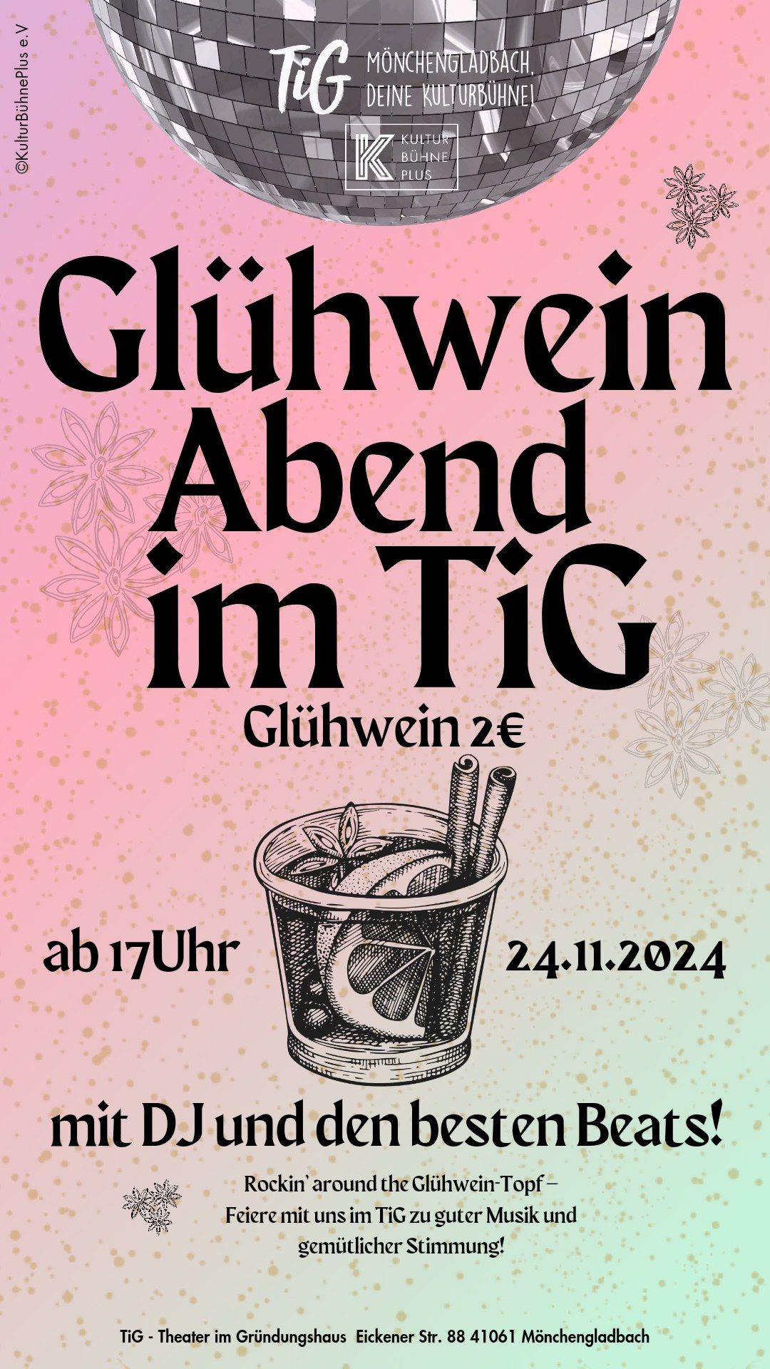 Gl\u00fchwein Abend im TiG! 