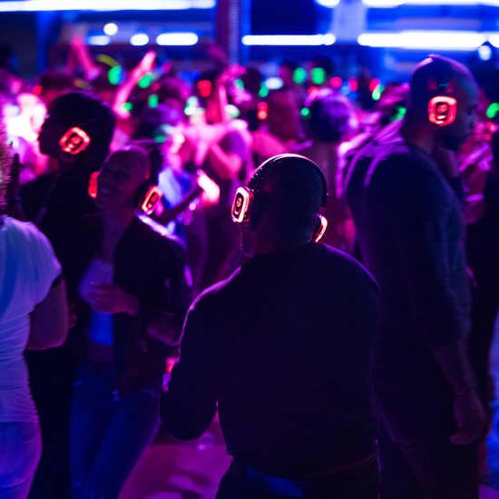 Pre Valentine\u2019s Day Stoplight Silent Disco at 230 FIFTH Penthouse