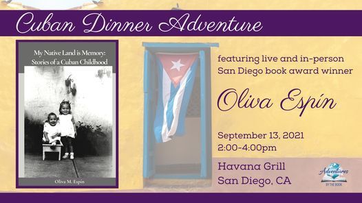 Cuban Dinner Adventure with Oliva Esp\u00edn (live and in person)