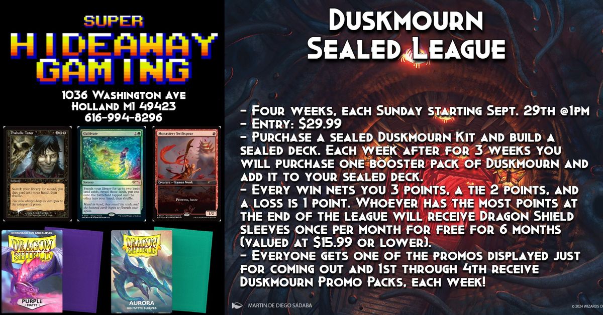 Duskmourn Sealed League