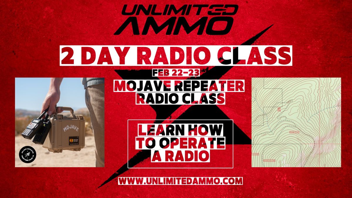 Mojave Repeater Radio Class "RTO Basics"