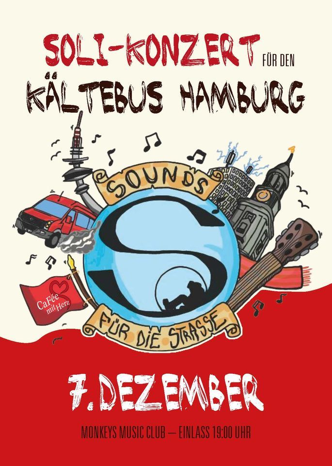 Soli-Konzert f\u00fcr den K\u00e4ltebus Hamburg