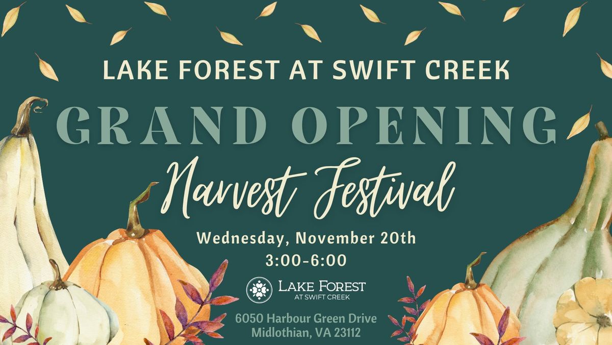 Grand Opening Harvest Festival 