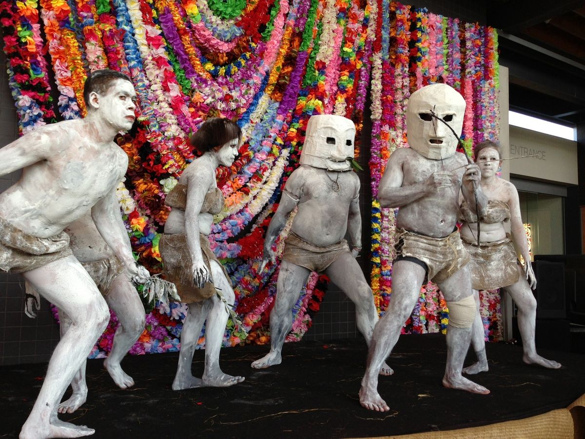 Asaro Mudmen - Performance from THE BATSY'S - Wellington Papua New Guinea Community