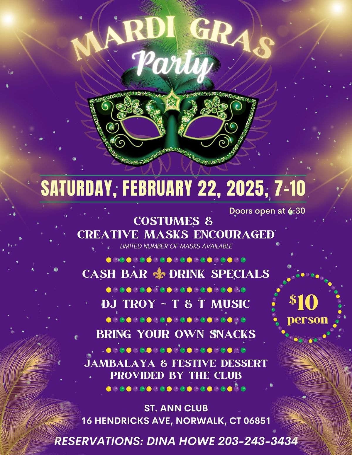 Mardi Gras Party