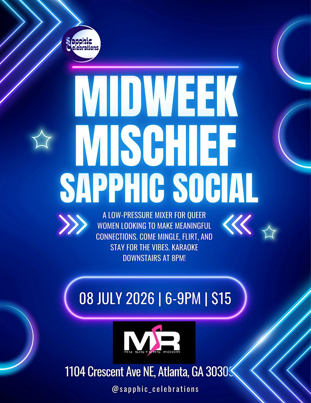 Midweek Mischief: Queer Women's Mixer
